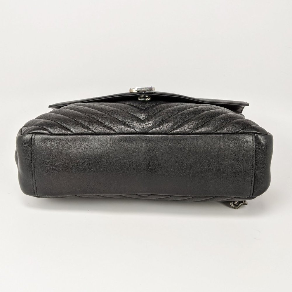 SOLD Saint Laurent Black Large College Bag - Picture 9 of 12